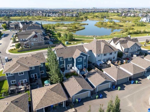 571 Mahogany Boulevard Se, Calgary, AB - Outdoor With Body Of Water With View