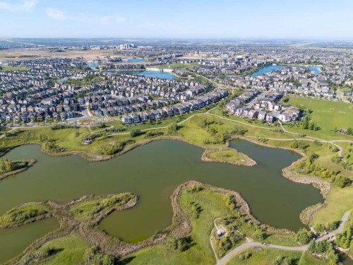 571 Mahogany Boulevard Se, Calgary, AB - Outdoor With Body Of Water With View