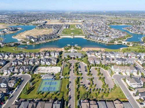 571 Mahogany Boulevard Se, Calgary, AB - Outdoor With Body Of Water With View
