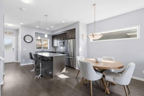 571 Mahogany Boulevard Se, Calgary, AB - Indoor Photo Showing Dining Room