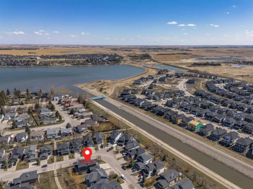 385 Rainbow Falls Way, Chestermere, AB - Outdoor With Body Of Water With View