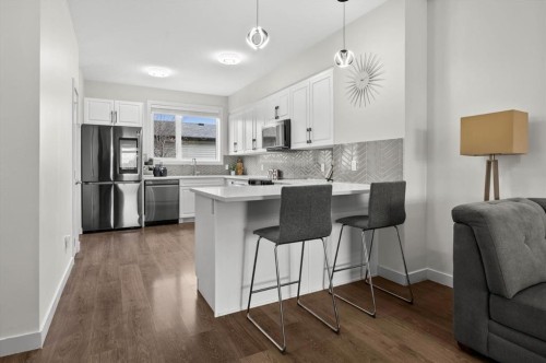 330 Redstone Boulevard Ne, Calgary, AB - Indoor Photo Showing Kitchen With Upgraded Kitchen