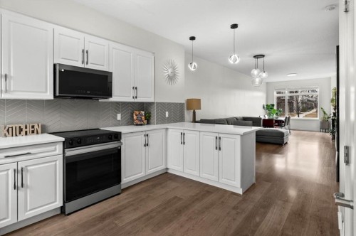 330 Redstone Boulevard Ne, Calgary, AB - Indoor Photo Showing Kitchen With Upgraded Kitchen