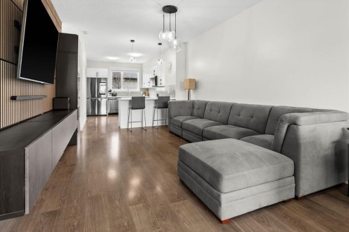 330 Redstone Boulevard Ne, Calgary, AB - Indoor Photo Showing Living Room