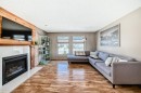 87 Berwick Crescent Nw, Calgary, AB  - Indoor Photo Showing Living Room With Fireplace 