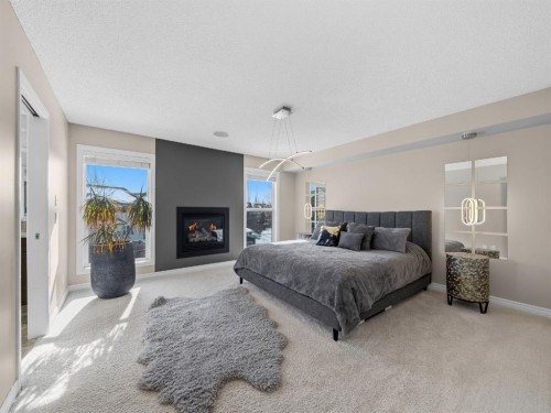 91 Silverado Ridge Crescent Sw, Calgary, AB - Indoor Photo Showing Bedroom