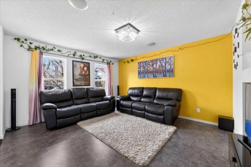 244 Silverado Range View Sw, Calgary, AB - Indoor Photo Showing Living Room