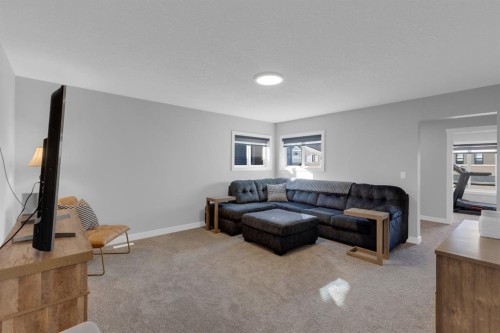 160 Precedence Hill, Cochrane, AB - Indoor Photo Showing Living Room