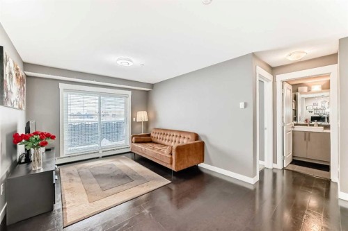 6204-302 Skyview Ranch Drive Ne, Calgary, AB - Indoor Photo Showing Living Room