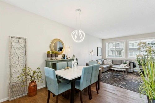 46 Kinlea Common Nw, Calgary, AB - Indoor Photo Showing Dining Room