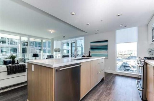 407-560 6 Avenue Se, Calgary, AB - Indoor Photo Showing Kitchen With Upgraded Kitchen