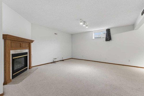 35 Douglasview Park Se, Calgary, AB - Indoor With Fireplace