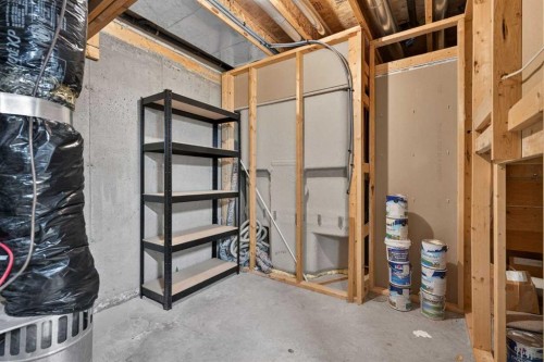 35 Douglasview Park Se, Calgary, AB - Indoor Photo Showing Basement