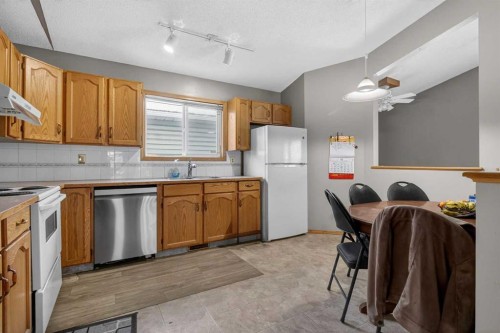 40 Erin Circle Se, Calgary, AB - Indoor Photo Showing Kitchen With Double Sink