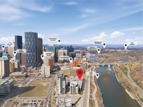 417-333 Riverfront Avenue Se, Calgary, AB - Outdoor With Body Of Water With View