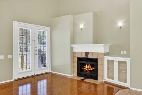 711 Diamond Court Se, Calgary, AB - Indoor With Fireplace