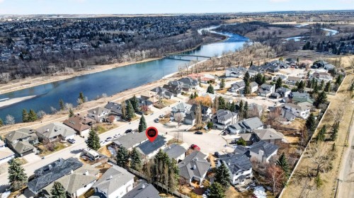 711 Diamond Court Se, Calgary, AB - Outdoor With Body Of Water With View