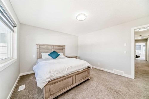 95 Cornerbrook Common Ne, Calgary, AB - Indoor Photo Showing Bedroom