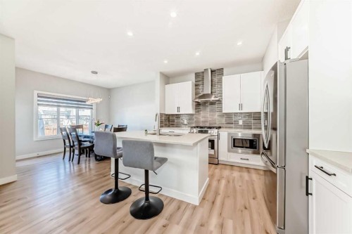 95 Cornerbrook Common Ne, Calgary, AB - Indoor Photo Showing Kitchen With Upgraded Kitchen