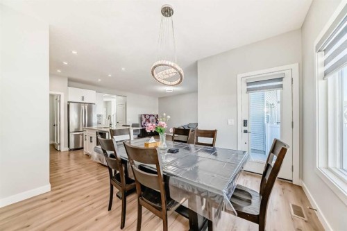 95 Cornerbrook Common Ne, Calgary, AB - Indoor Photo Showing Dining Room