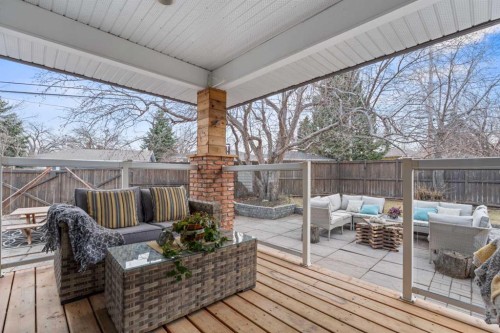 223 45 Street Sw, Calgary, AB - Outdoor With Deck Patio Veranda