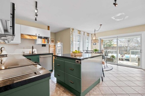 223 45 Street Sw, Calgary, AB - Indoor Photo Showing Kitchen With Upgraded Kitchen