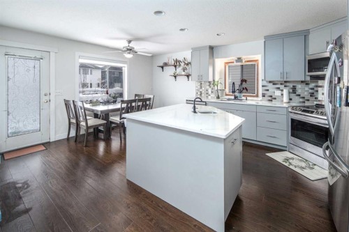 125 Coventry Crescent Ne, Calgary, AB - Indoor Photo Showing Kitchen With Upgraded Kitchen