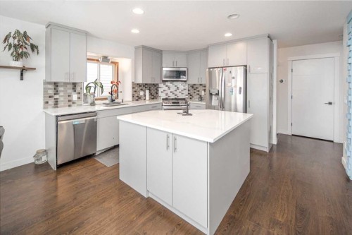 125 Coventry Crescent Ne, Calgary, AB - Indoor Photo Showing Kitchen With Upgraded Kitchen