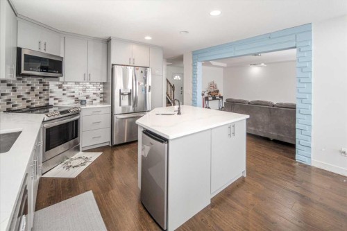 125 Coventry Crescent Ne, Calgary, AB - Indoor Photo Showing Kitchen With Upgraded Kitchen