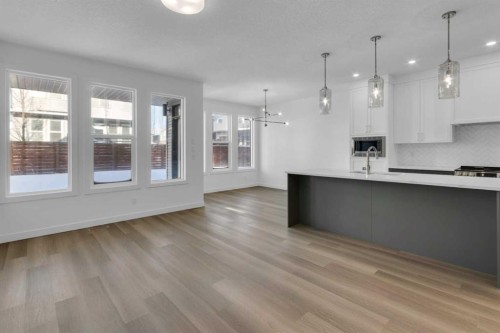 137 Copperhead Road Se, Calgary, AB - Indoor Photo Showing Kitchen With Upgraded Kitchen