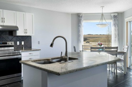 57 Bridlecrest Court Sw, Calgary, AB - Indoor Photo Showing Kitchen With Double Sink With Upgraded Kitchen