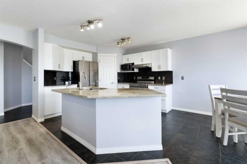 57 Bridlecrest Court Sw, Calgary, AB - Indoor Photo Showing Kitchen With Double Sink