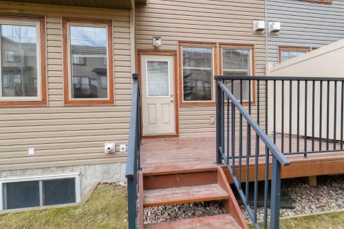 508-413 River Avenue, Cochrane, AB - Outdoor With Deck Patio Veranda With Exterior