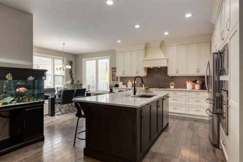 39 Cranbrook Crescent Se, Calgary, AB - Indoor Photo Showing Kitchen With Upgraded Kitchen