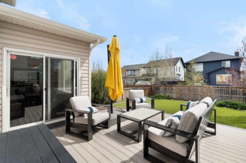 71 Chaparral Grove Se, Calgary, AB - Outdoor With Deck Patio Veranda
