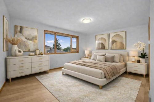 208 Coral Shores Bay Ne, Calgary, AB - Indoor Photo Showing Bedroom