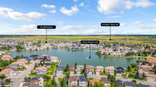 208 Coral Shores Bay Ne, Calgary, AB - Outdoor With Body Of Water With View