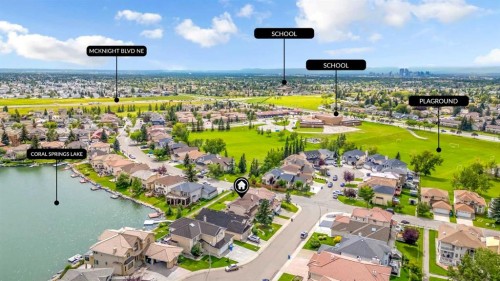 208 Coral Shores Bay Ne, Calgary, AB - Outdoor With Body Of Water With View