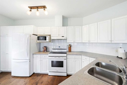 207-60 Promenade Way Se, Calgary, AB - Indoor Photo Showing Kitchen With Double Sink