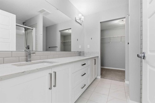 204-4150 Seton Drive Se, Calgary, AB - Indoor Photo Showing Bathroom