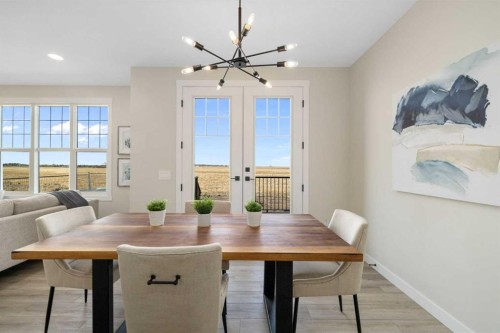 450 Kinniburgh Loop, Chestermere, AB - Indoor Photo Showing Dining Room