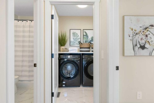 450 Kinniburgh Loop, Chestermere, AB - Indoor Photo Showing Laundry Room
