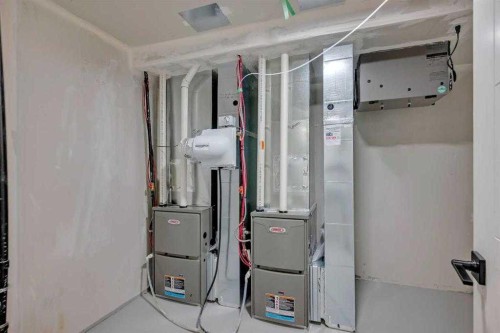 110 Saddlepeace Crescent Ne, Calgary, AB - Indoor Photo Showing Basement