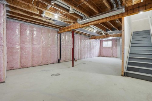 80 Buffaloberry Manor Se, Calgary, AB - Indoor Photo Showing Basement