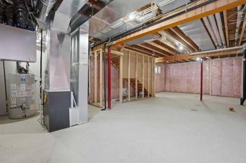 80 Buffaloberry Manor Se, Calgary, AB - Indoor Photo Showing Basement