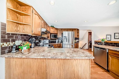 219 Hawkstone Close Nw, Calgary, AB - Indoor Photo Showing Kitchen