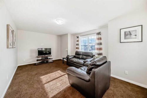 795 New Brighton Drive Se, Calgary, AB - Indoor Photo Showing Living Room
