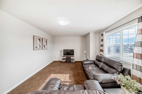 795 New Brighton Drive Se, Calgary, AB - Indoor Photo Showing Living Room