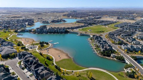 23 Marquis Link Se, Calgary, AB - Outdoor With Body Of Water With View