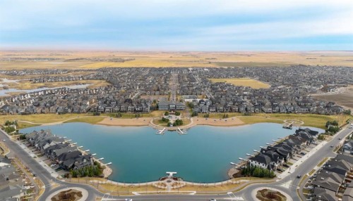 23 Marquis Link Se, Calgary, AB - Outdoor With Body Of Water With View